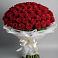 Букет 101 Красная роза Блэк Мэджик в Котовске