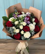 Букет цветов из:  Розы и Альстромерии в Котовске