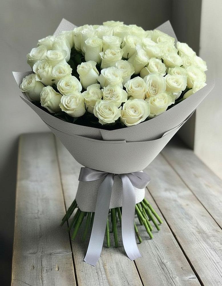 Букет 35 Белых роз в Котовске