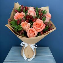 Букет цветов из:  Розы и Альстромерии в Котовске