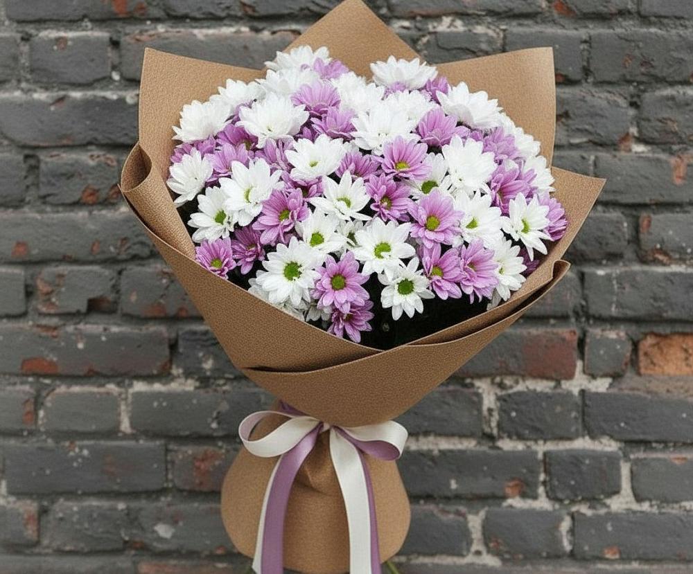 Букет цветов из: Хризантемы в Котовске