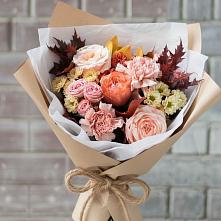 Букет цветов из:  Гвоздики, Хризантемы и Розы #REPLACE_PRED# Котовске