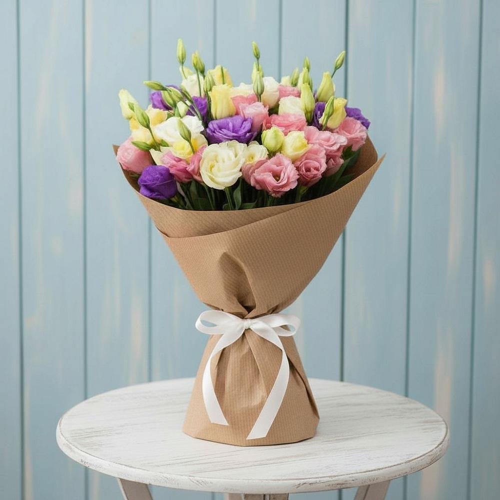 Букет цветов из: Лизиантусы в Котовске