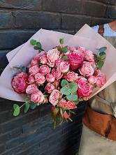 Букет розы в пальмах в Котовске Букет цветов из: Розы в Котовске