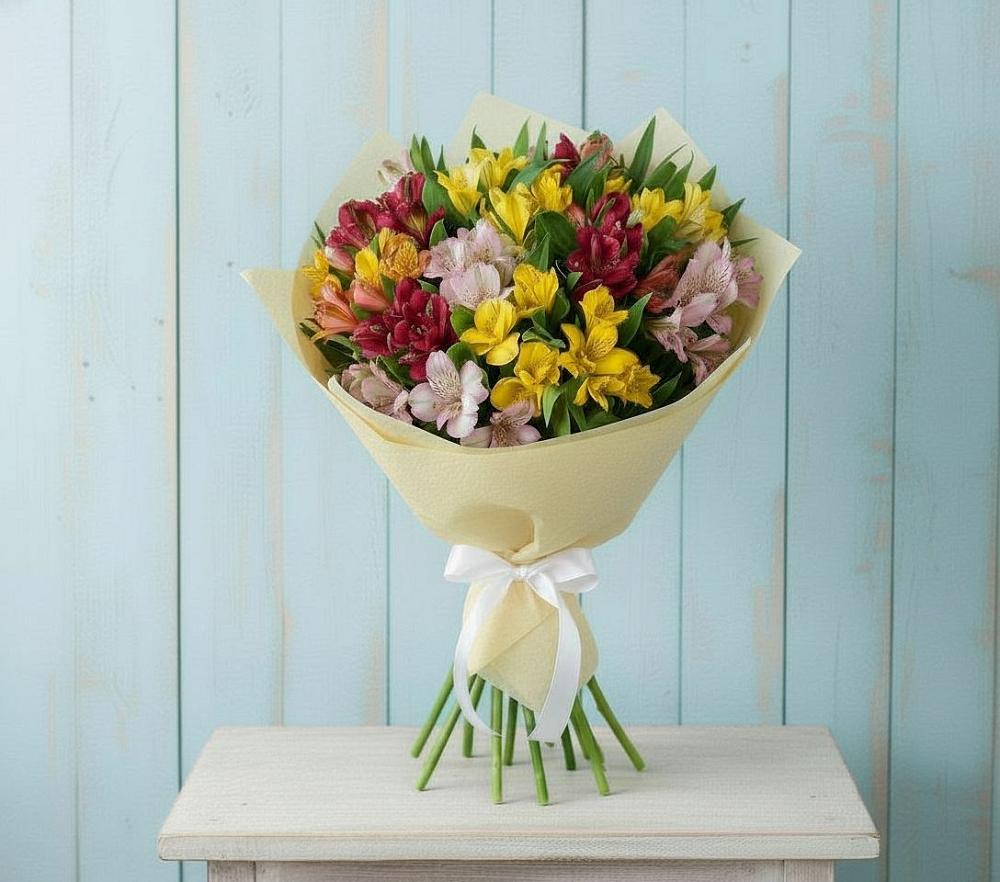 Букет цветов из: Альстромерии в Котовске