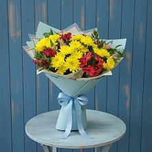 Букет цветов из:  Альстромерии и Хризантемы #REPLACE_PRED# Котовске