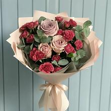 Букет цветов из:  Гвоздики и Розы #REPLACE_PRED# Котовске