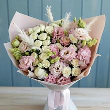 Букет цветов из:  Альстромерии и Розы в Котовске