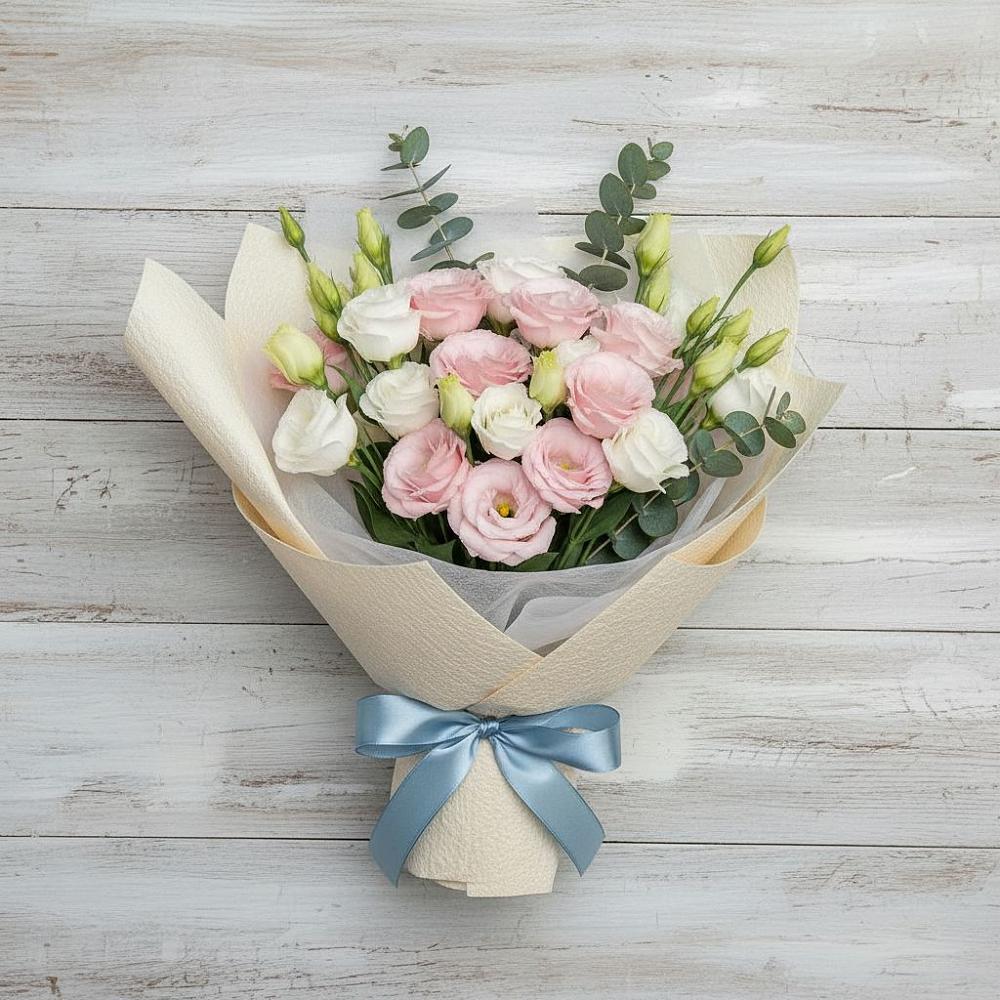 Букет цветов из: Лизиантусы в Котовске